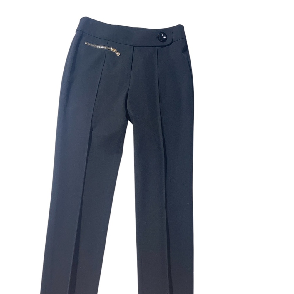 Rena Lange Womens Black Slim Ankle Pants Size 4